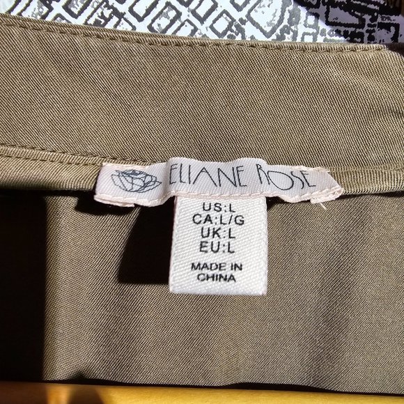 Eliane Rose - Olive Green Waterfall Blazer - Picture 5 of 5